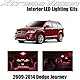XtremeVision Dodge Journey 2009-2014 (7 Pieces) Pink Premium Interior LED Kit Package + Installation Tool