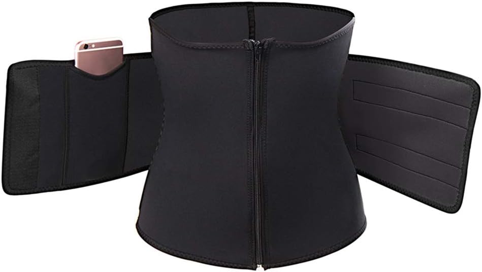 JORCOKA Women's Neoprene Waist Trainer Corset Cincher Trimmer Body Shaper Shapewear Zipper