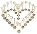B00SV40N6I Wooden Table Numbers Set with thic Stands – Elegant Banquet, Birthday, Catering, Wedding Reception, Anniversary, 10.5
