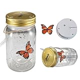 Fangfang LED Lamp Romantic Glass Animated Butterfly