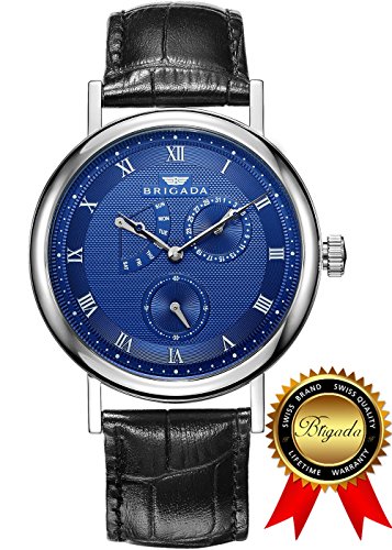 BRIGADA Swiss Watches Cool Sport Waterproof Watches for Men, Nice Men s Watches