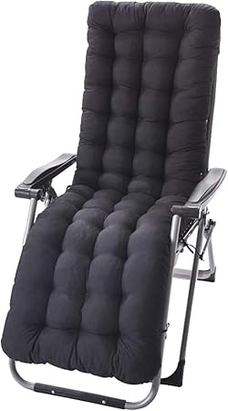 Amazon De Youcai Auflagen Gartenliegen Sonnenliege Liegenauflagen Polster Kissen Dick Liegestuhl Relaxliegenauflage Fur Reisen Urlaub Innen Aussen 125x48x8cm Schwarz
