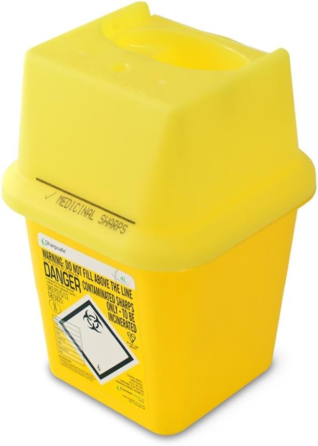 Sharpsafe Sharps Bin - 4 Litre