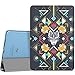 MoKo Case Fit iPad Pro 9.7 - Slim Lightweight Smart Shell Stand Cover with Translucent Frosted Back Protector Fit Apple iPad Pro 9.7 Inch 2016 Release Tablet, Wolf Totem (with Auto Wake/Sleep)