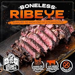 Grumpy Butcher Ribeye Steaks, 4 Pack