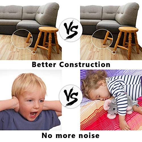 Non Slip Furniture Pads 16 pcs 2" Anti Skid Furniture Pads Stopper Self Adhesive Rubber Feet Furniture Pads Wood Floor Protector for Furniture Grippers on Hardwood Floor - Protectors for Chair Legs