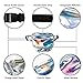 Holographic Fanny Pack, Belt Bag for Women | Adjustable Supreme Waist Bag, Phanny Pack for Kids, Adults, Silver | Great for Hiking, Travel, Festival, Rave, Party