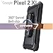 Google Pixel 2 XL Case, COVRWARE [Aegis Series] w/Built-in [Screen Protector] Heavy Duty Full-Body Rugged Holster Armor Case [Belt Swivel Clip][Kickstand], Black