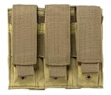 VISM by NcStar Triple Pistol Mag Pouch/Tan