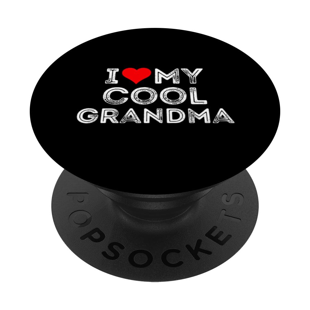 I love my cool Grandma Heart PopSockets Adhesive PopGrip