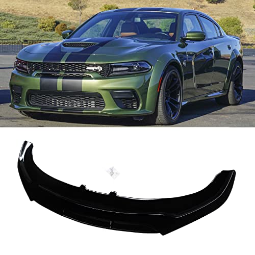 CHIESMA,Front Bumper Lip Compatible with 20192021 Dodge Charger SRT V1