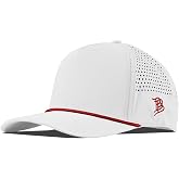 Branded Bills Bare Curved 5 Panel Rope Hat for Men | Moisture-wicking sweatband, breathable perforated side panels, water-resistant shell, quick-dry stretch fabric