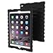 Apple iPad Air 2 Black Shock Drop Hard Candy Cases Silicone Rugged Shock Absorbing Protective Dual Layer Cover Case