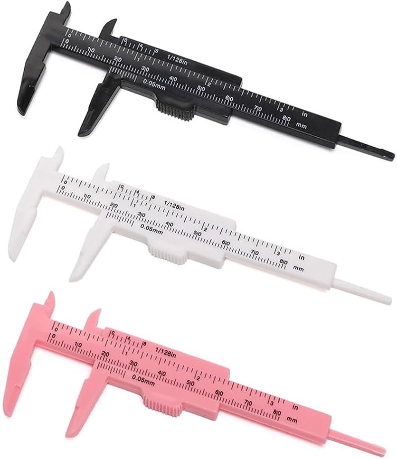 300PCS Digital Vernier Caliper 80mm Double Scale Metric English Measuring Tool
