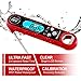Instant Read Meat Thermometer Blusmart Waterproof Digital Food Thermometer with Backlight LCD & Calibration Ultra Fast Kitchen Thermometer for Candy, Outdoor Cooking, Baking Turkey, BBQ, Smoker
