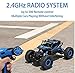 Geburun Remote Control Car with Two Battery 4WD 2.4Ghz 1/18 Crawlers Off Road Vehicle Toy RC Car