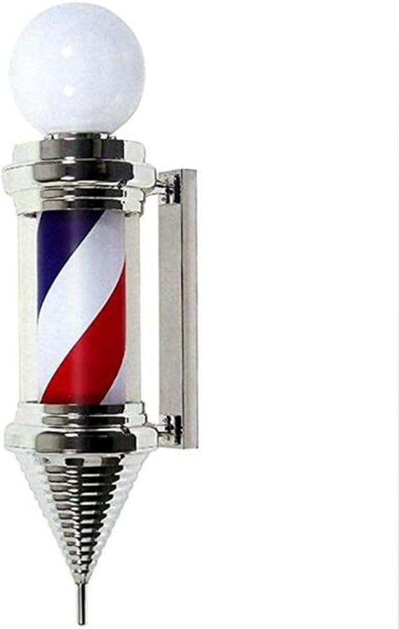 Nuevo poste de luz de 70 cm, poste de peluquería, luz LED, resistente