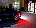 iJDMTOY Smoked Lens Amber/Red Full LED Side Marker Light Kit For 2015-up Dodge Charger, Powered by Total 180-SMD LED, Replace OEM Sidemarker Lamps