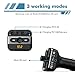 iClever Wireless Bluetooth FM Transmitter Radio Adapter Car Kit with Dual USB Port Remote Controller