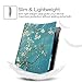 Fintie Slimshell Case for iPad 2 3 4 (Old Model) 9.7 inch Tablet - Lightweight Smart Stand Cover Protector Auto Wake/Sleep for iPad 4th / 3th / 2nd Generation with Retina Display, Blossom