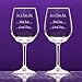 Good Day - Bad Day - Don't Even Ask Wine Glass (Set of 2)