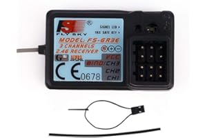 Upgraded Waterproof Flysky FS-GR3E 2.4G Receiver 3CH DC 5V for FS-i6X FS-i6 FS-T6 FS-i10 FS-GT2 FS-GT2B FS-GT3B FS-GT3 for RC