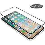 iPhone X Screen Protector, Tempered Glass Screen Protector, 3D Full Frame Curved Edge, 9H Hardness, Easy Installation,Case Friendly for iPhoneX … (WHITE-01)
