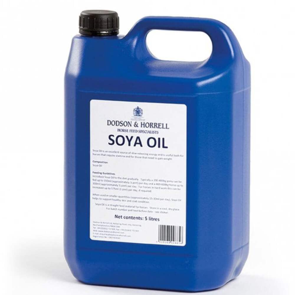 Dodson & Horrell Soya Oil Horse Supplement, 5 Litre