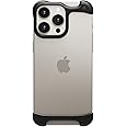 Arc Pulse Compatible with iPhone 16 Pro Phone Case (2024), Minimalist Protective Shock Absorption Aerospace Grade Aluminum Shells + Elastomer Inlays Easy Fit 6.3 inch (Aluminum Matte Black)