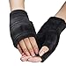 Malloom Winter Thick Fleece Warm Gloves Keyboard Leak Finger Fingerless Gloves