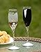 Cypress Home Beautiful Wedding Champagne Flute Gift Set - 2 x 3 x 10 Inches Homegoods and Accessories for Every Space