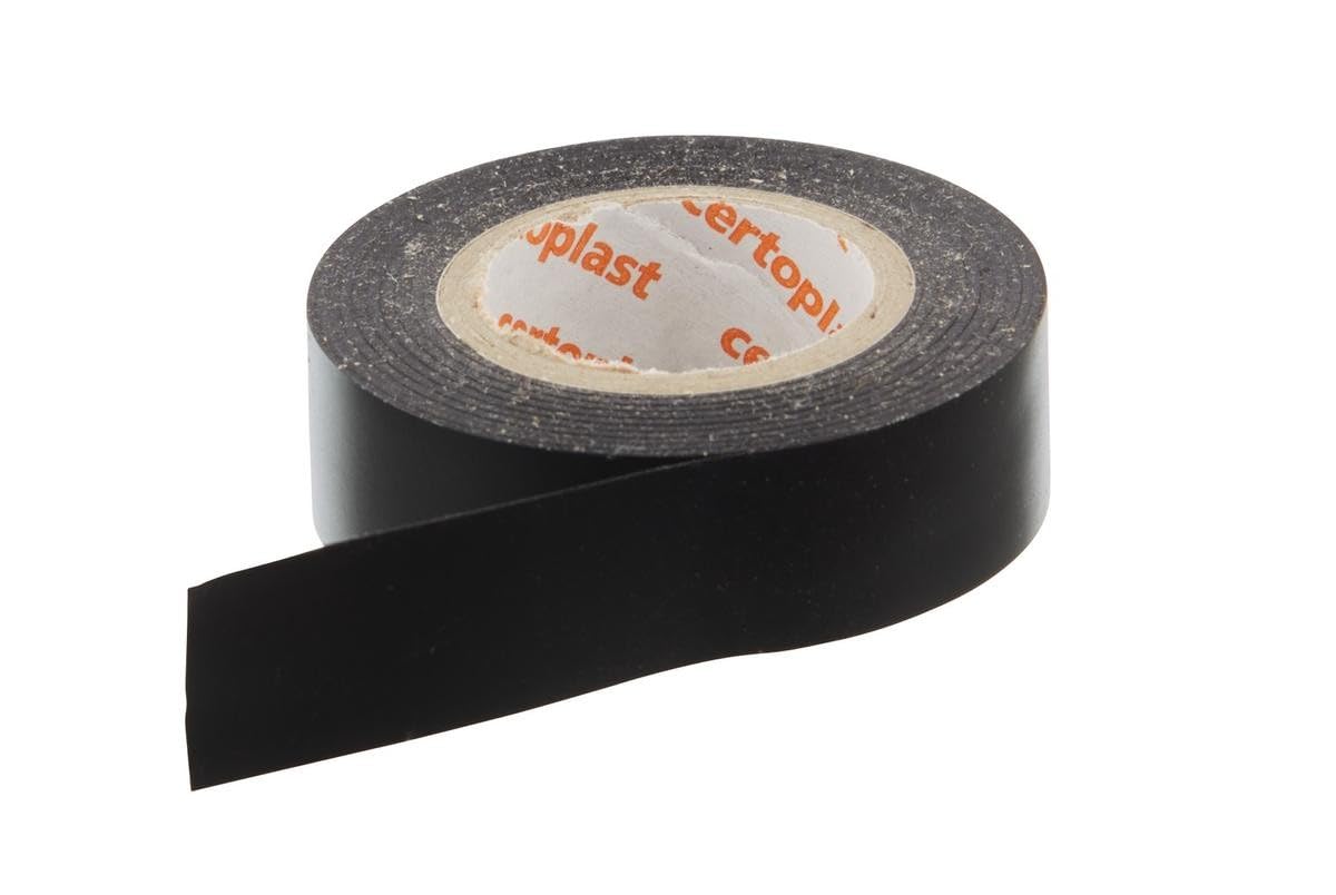 HELLA 9MJ 707 869-852 Insulating Tape - Black - Length: 10m - Width: 15mm - Kit - Quantity: 2