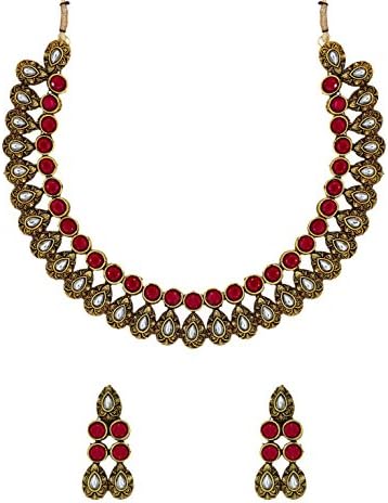 Zaveri Pearls Traditional Necklace Set For Women ZPFK6129