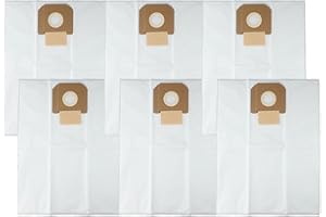 6 Pack Dust Bgs Vacuum Bags Fit For BOSCH For Professional GAS 35 L AFC, GAS 35 M AFC, GAS 35 L SFC+ Vacuum Cleaner