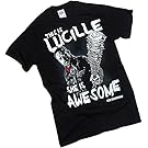 Walking Dead The Men's This Is Lucille She Is Awesome T-Shirt Black XL