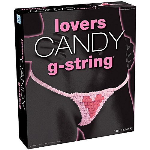 Lovers Heart Candy G-String - Sweet Sexy Valentine's Day Anniversary Gift,5.1Oz