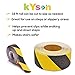 Kyson No Slip Safety Tape High Traction Abrasive Grit Grip Warning Stickers for Stairs Indoor Outdoor 2” X 16.4’