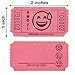 Raffle Ticket Roll of 2,000 Consecutively Numbered Tickets, Pink Emoji Tear Face, by Indiana Ticket Company