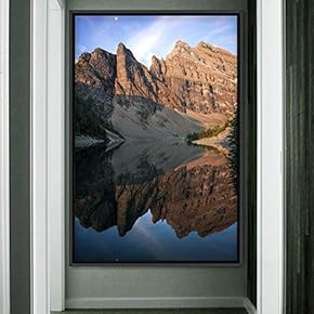 signwin Framed Canvas Mountain Lake View Global Landscape...