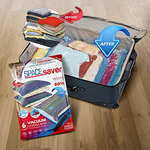 Spacesaver-Premium-Reusable-Vacuum-Storage-Bags-Save-80-More-Storage-Space-Double-Zip-Seal-Leak-Valve-Travel-Hand-Pump-Included-Large-6-Pack