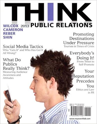 Amazon Com Think Public Relations 2 Downloads Think Public Relations 2 Ebook Wilcox Dennis L Cameron Glen T Reber Bryan H Shin Jae Hwa Kindle Store