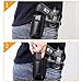LIRISY Single Pistol Magazine Pouch | Outside The Waistband OWB Mag Holder | Single and Double Stack Mag Holster for 9mm/.40 cal/380