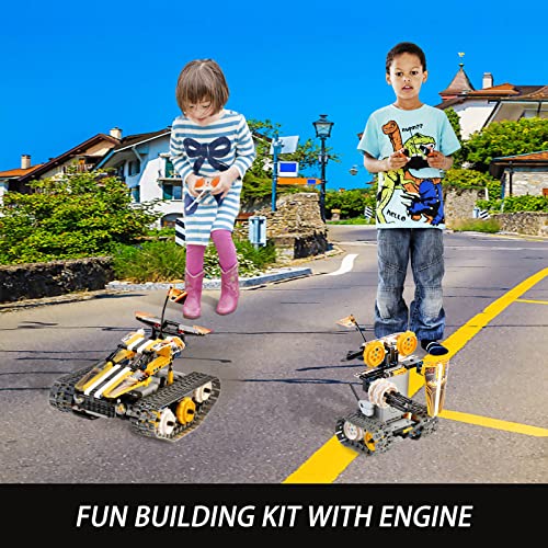 hahaspil RC Car Kits to Build, Build Your Own RC Car Kit 3 in 1 stem