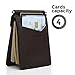 Slim Minimalist Wallet - Bifold Money Clip - Thin Leather Pocket Wallets for Men