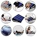Inflatable Portable Sexy Pillow Lounge Aid Positioning Travel Pillow Triangle Wedge Adult Couple Game Toy Magic Cushion (Blue, A)thumb 3