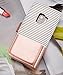 FLYEE Case Compatible with Galaxy S9(5.8 inch,Released in 2018),Wallet Case for Women and Girls with Card Holder,[Detachable 2in1] 9 Card PU Leather Protective Case and Wrist Strap-Striped Rose Gold