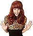 ALLAURA Compatible with Peggy Bundy Costume – Auburn Red Bouffant Wig for Women – 80s Beehive Housewife Hairpiece for Halloween, Retro TV Cosplay, Funny Party Looks, Peg Bundy Wig Fits All Head Sizes