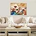 Wieco Art Giclee Canvas Prints Wall Art Blooming Poppies Modern Gallery Wrapped Grace Contemporary Flowers Artwork Colorful Floral Pictures Paintings Ready to Hang for Bathroom Home Decorations