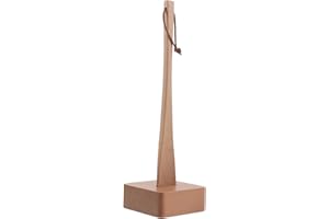 Ipetboom Wood Shoe Horn with Stand, 30cm Long Handle Self-standing Shoehorn for Seniors, Elderly and Pregnant