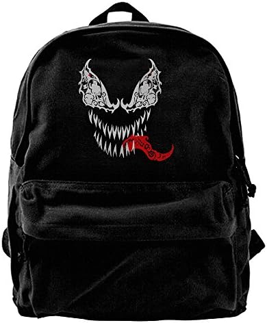 Ayafeng Super Villain Venom Poster Canvas Backpack School Travel Bag